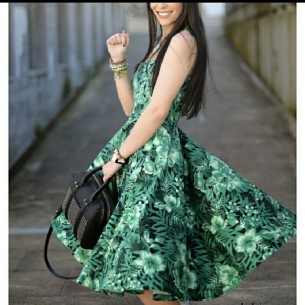 Beautiful classy tropical dress